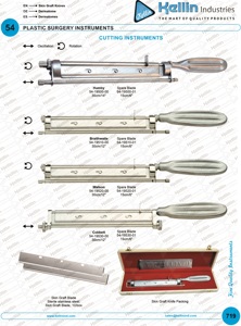 Cuchillo de injerto de piel Watson, instrumentos quirúrgicos manuales de 30 cm/12 pulgadas para dermatómas, cirugía plástica, Sialkot, Pakistán, certificado CE, 1 año de garantía - Product Image 2