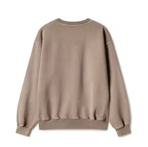 เสื้อสเวตเชิ้ตผู้ชายผ้าฝ้าย 100% น้ำหนัก 370 กรัม เป็นมิตรกับสิ่งแวดล้อม ระบายอากาศได้ดี กันลม คุณภาพสูง เหมาะสำหรับฤดูหนาว พิมพ์ลายดิจิทัล สีพื้น - Product Image 2
