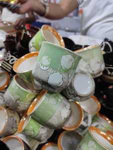 Cross Border Ceramic Coffee Cup Set Japanese Retro High-end Restaurant Milk Cup Milk <b>Tea</b> Shop Cup Plate Rough Pottery <b>Tea</b> Set - Product Image 6