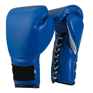 Gants de boxe de haute qualité tendance en gros, gants de boxe lourds, gants de Muay Thai en cuir PU respirant, fermeture à lacets, gants d'entraînement - Product Image 6