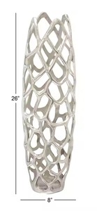 Soporte de flores decorativo elegante de diseño de hierro para sala de estar, mesa de comedor, decoración moderna para el hogar, boda, diseño costero - Product Image 4