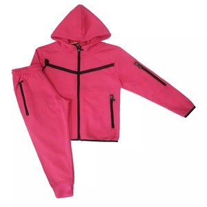 Survêtement sportif unisexe à capuche et fermeture éclair Nouveau survêtement d'hiver léger et respirant pour ensemble deux pièces pleine longueur - Product Image 1