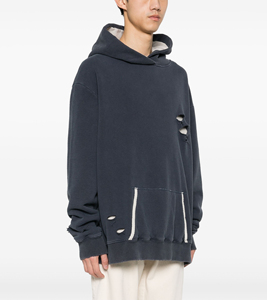 Saison d'hiver Sweat à capuche écologique à fermeture éclair Design couleur OEM Service solide de haute qualité sur mesure 100% coton Sweats à capuche pour hommes - Product Image 4