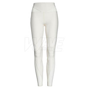 Custom Made Women's Yoga <b>Legging</b> New Style Solid <b>Pattern</b> Pants Elastic Waist Mid-Waist <b>Legging</b> Customized Color Made in Pakistan - Product Image 1