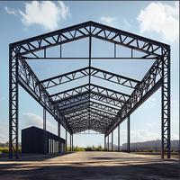 Structure en acier léger galvanisé pour poulailler, ferme avicole, hangar agricole préfabriqué pour bétail