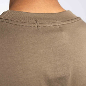 Camiseta de algodón 100% para hombre, ajuste holgado, ropa de calle de doble capa, serigrafiada de alta calidad - Product Image 5