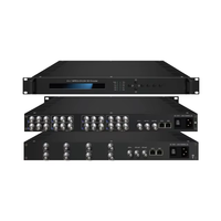 Equipo de cabecera Cabecera de TV digital Sintonizador de 8 canales a puerta de enlace IP Compatible con sintonizador de ATSC/-S2/-C/-T/1/1/ATSC