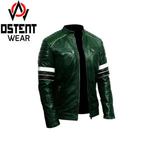 Por encargo al por mayor mejor diseño de cuero genuino chaquetas de los hombres de calidad más Popular transpirable elegante chaqueta de invierno de los hombres - Product Image 1