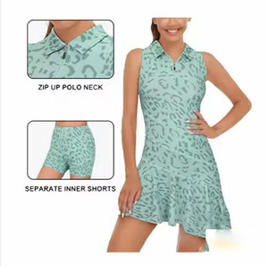 2025 Robe de sport de tennis personnalisée pour femmes avec col une pièce Polo respirant de haute qualité sublimé pour les filles - Product Image 3