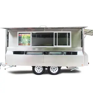 Profession eller mobiler Imbiss wagen mit voll ausgestatteter Küche/Kreisel-Imbiss wagen/Doppel-Burger-Van zum Verkauf in Südafrika