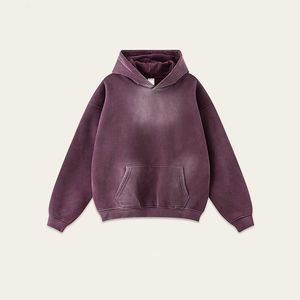 Sudadera con Capucha para Hombre, de Alta Calidad, Personalizada, 100% Algodón, Transpirable, con Estampado de Sauce y Degradado, con Bolsillo - Product Image 1