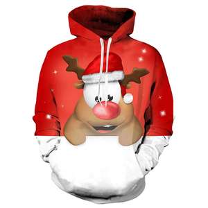 Sudadera con capucha Streetwear Christmas Colors Hoodie Street Style Unisex Pullover Sudaderas térmicas Ropa de Navidad Sudaderas con capucha Unisex - Product Image 2