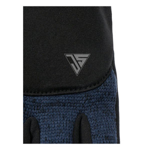 Guante de invierno de alta calidad para hombre, muñeca elástica, hecho de lana de punto/forro polar de algodón/cuero genuino, forro polar cálido interior - Product Image 2