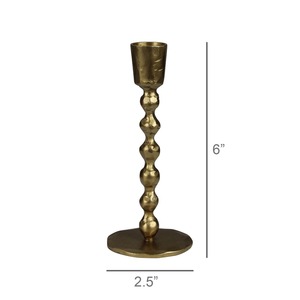 Portavelas de latón hecho a mano para decoración de habitación elegante, centro de mesa de boda premium y decoraciones para eventos de temática real - Product Image 2