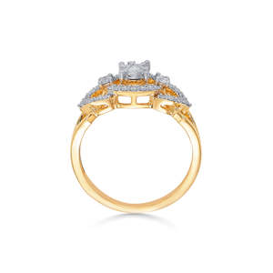 Anillo de Compromiso Urban Gold con Diamantes para Mujer - Product Image 4