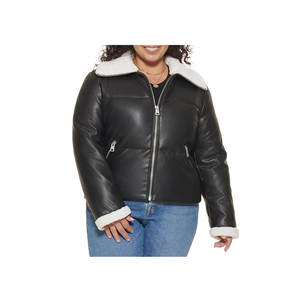 Chaqueta Acolchada Breanna con Ribete de Piel para Mujer, Abrigo de Invierno Cálido y Aislado, Prenda Exterior con Capucha Elegante para Clima Frío - Product Image 1