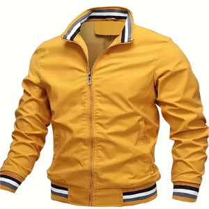 Veste de course d'hiver personnalisée unisexe, style motard vintage, streetwear décontracté, en laine, col montant, style universitaire, pour l'extérieur - Product Image 5
