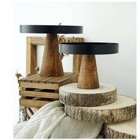 Support à gâteau en bois de Sheesham brun Glair, moderne, compatible lave-vaisselle, écologique, multifonctionnel, taille personnalisée, 1 pièce, outils pour gâteaux