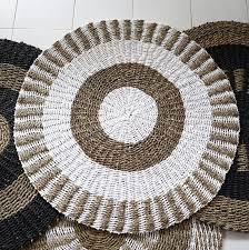Alfombra redonda de algas marinas de gran venta, alfombra Natural para sala de estar y dormitorio, diseños OEM personalizados hechos a mano en Vietnam - Product Image 4