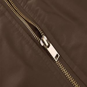 Blouson d'aviateur à col montant pour hommes, design personnalisé du fabricant, style rue haute pour la saison hivernale, vente en gros - Product Image 6