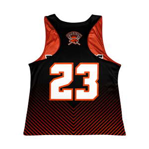 Pinnies de Lacrosse sublimados para mujer, camisetas de práctica de equipo personalizadas, pinnies reversibles de secado rápido hechos con tela de malla - Product Image 4