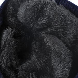 หมวกถักแจ็คการ์ดลายดาวสำหรับทุกเพศหมวกบีนนี่ขนสัตว์เทียมหมวกแฟชั่นผ้านุ่มสบายสำหรับอากาศหนาว - Product Image 6