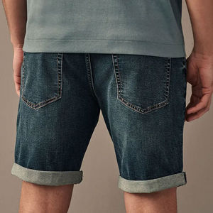 Short en jean décontracté de haute qualité pour hommes Streetwear personnalisable pour l'extérieur-Garçons Mode OEM Service Motif solide - Product Image 4