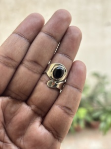 Natural Semiprecious <b>Black</b> Onyx 925 Sterling Silver Cabochons 3A Quality Bezel Set Handmade Classic Designer Statement <b>Ring</b> - Product Image 3