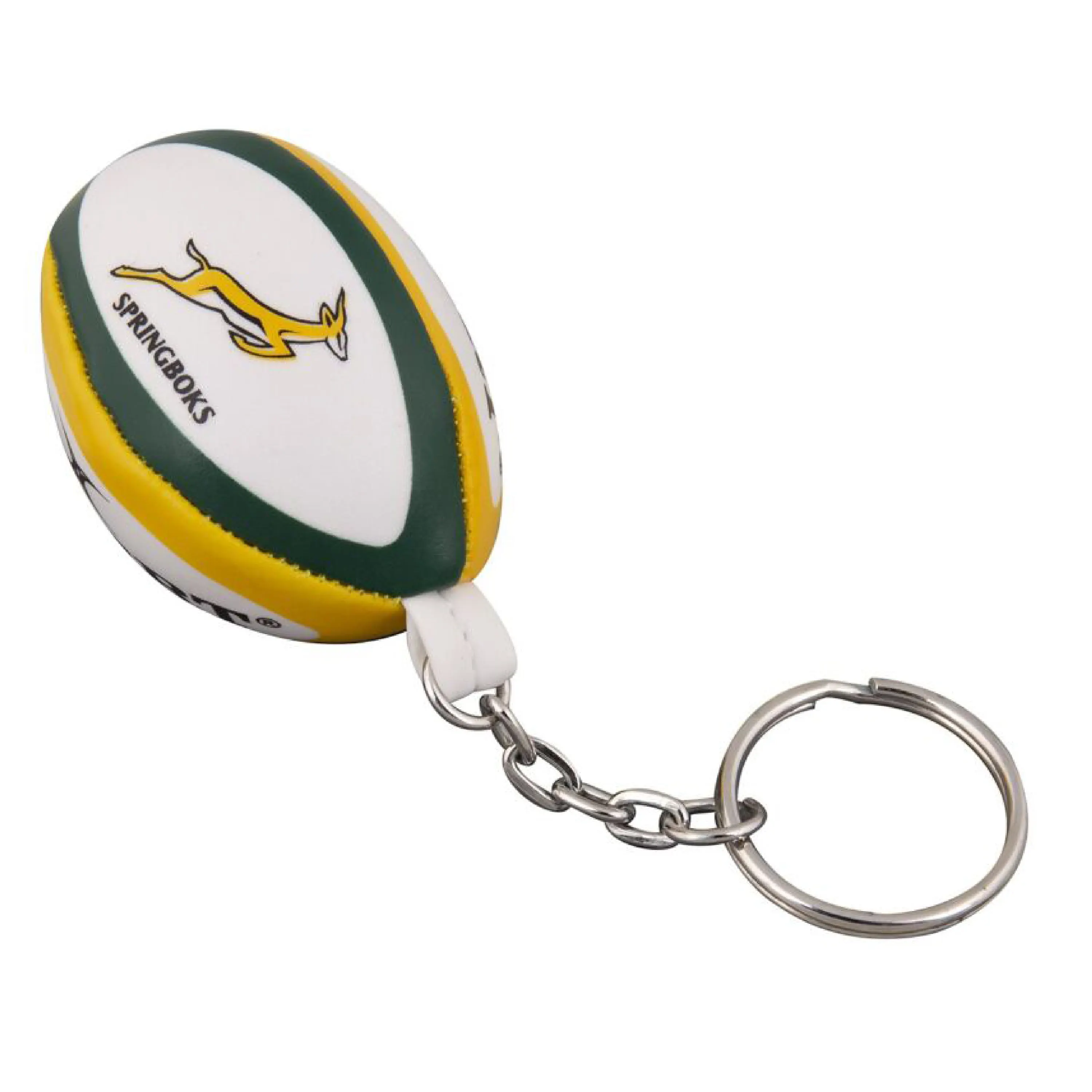 Porte-clés de balle de jouet de décompression de balle anti-stress de rugby en PU pour enfants
