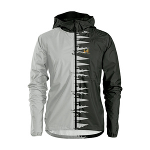 เสื้อแจ็คเก็ตกันลมแบบมีฮู้ด ผ้าไนลอนคุณภาพสูง 100% กันน้ำ กันลม ระบายอากาศได้ดี สำหรับทุกเพศ - Product Image 1