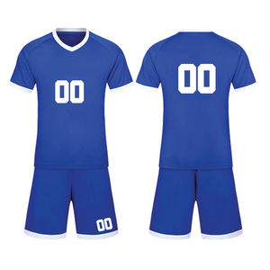 Uniforme de football Maillot à manches courtes Short Costume Fait Rond Nick Uniforme de football Uniforme de football à sublimation de haute qualité - Product Image 3