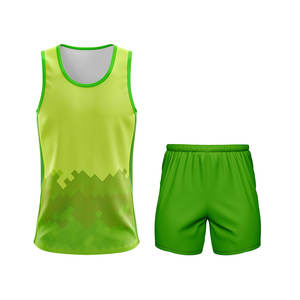 Nueva llegada ropa deportiva 100% tela de poliéster pista y campo uniforme mejor precio pista y campo uniforme - Product Image 1