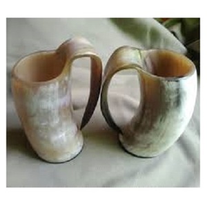 Taza de cuerno de búfalo de alta calidad, taza vikinga, jarra de cuerno para beber, auténtica taza de cuerno para beber de inspiración Medieval para uso de Vasos - Product Image 1