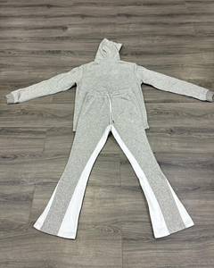 Ensemble de survêtement unisexe personnalisé en coton 100% uni, pantalon de jogging, ensemble de survêtement imprimé de qualité, tailles américaines personnalisées - Product Image 1