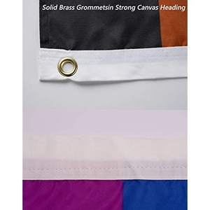 USA TOP FLAGSINC Pack de 10 drapeaux Philadelphia Rainbow Pride 3x5 pieds, drapeaux Gay Pride résistants pour l'extérieur, couleurs vives, marron, noir - Product Image 5