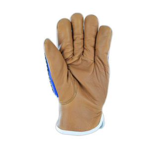 Nuevos guantes de cuero personalizables para trabajo con palma reforzada ajustable Guantes de trabajo de seguridad para construcción - Product Image 5
