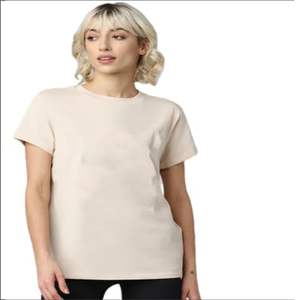 เสื้อยืดคอกลมแขนยาวโอเวอร์ไซส์สำหรับผู้หญิง, เสื้อยืดผ้าฝ้าย100% พิมพ์ลายพิมพ์ซับลิเมชันทันสมัยแนวไฮสตรีท - Product Image 4