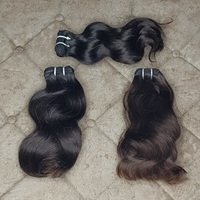 Meilleurs prix qualité supérieure 100% paquets/extensions de cheveux humains lisses bruts cheveux indiens naturels à vendre vague d'eau directe