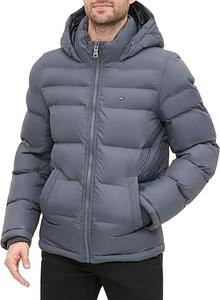 Veste matelassée à capuche pour homme Style streetwear Respirante Fermeture éclair sur le devant Tailles personnalisables Haute qualité 100% fibre de polyester - Product Image 5