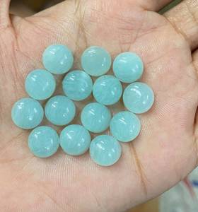 Amazonite naturelle à la mode forme ronde Cabochon à dos plat pierre précieuse Amazonite pierre précieuse en vrac pour la fabrication de bijoux toutes les tailles disponibles - Product Image 4