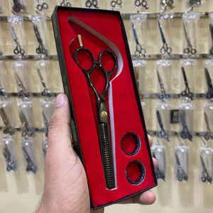 ใบมีดสแตนเลสพร้อมปลายแหลมสำหรับร้านเสริมสวยผมสีดำแบบมืออาชีพยาว6" - Product Image 2