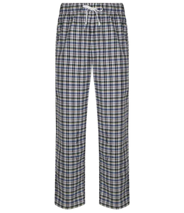 Bas de pyjama décontracté léger de style doux pour hommes en flanelle à motif tartan avec ajustement réglable pour vêtements de nuit confortables - Product Image 4