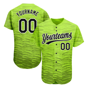 Camiseta de béisbol de talla grande transpirable personalizada de alta calidad, camisetas al por mayor de sublimación para ropa de béisbol y softbol - Product Image 5