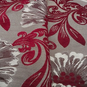 Lujo indio fábrica Jacquard venta al por mayor poliéster sofá tela transpirable tejido hilo teñido para el hogar textil - Product Image 2