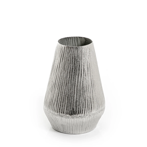 La mayoría de las ventas Interior del hogar y Decoración de mesa Recipiente de metal con acabado chapado en oro Florero de diseño hecho a mano - Product Image 3