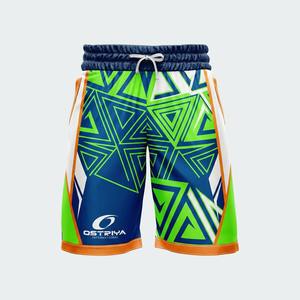 กางเกงบาสเก็ตบอลพิมพ์ลายแบบระเหิดความร้อน แห้งเร็ว ชุดกางเกงบาสเก็ตบอลแบบสั่งทำพิเศษ ดีไซน์ใหม่ 2026 - Product Image 2