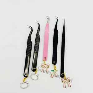 Servicios Profesionales OEM para Pinzas de Extensión de Pestañas de Acero Inoxidable de Precisión SOMEX SURGICAL con Elegantes Adornos para Pinzas - Product Image 5