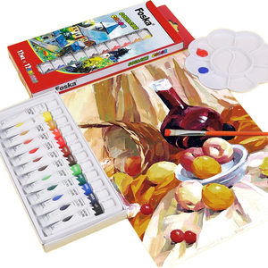 Foska <span class=keywords><strong>12</strong></span> colores 12ml no tóxico 12PCs Gouache Color Paint Set Safe Water Color Paint Set <span class=keywords><strong>para</strong></span> <span class=keywords><strong>niños</strong></span> - Product Image 1