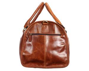 Nouveau Sac de Voyage Vintage en Cuir Véritable, Sac Polochon Fait Main de Luxe avec Fermeture Éclair, Design Bohème Décontracté et Sportif, Vente Chaude - Product Image 3