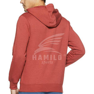 Sudaderas con capucha transpirables de alta calidad para hombre, estilo único, 100% de algodón, forro térmico, patrón sólido, básico, mezcla de algodón - Product Image 2